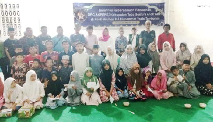 ‎Akpersi Toba Tebar Kepedulian Sosial, Santuni Anak Panti Asuhan di Balige