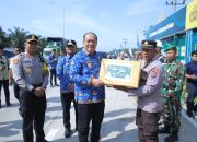 Bupati Asahan Tinjau Pos Pam Lebaran