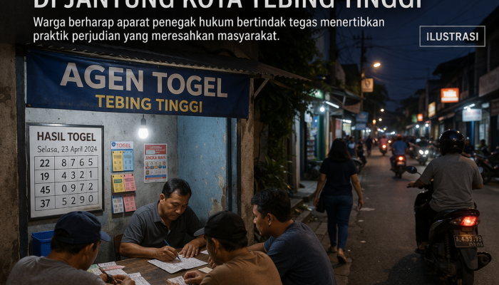 ‎Tebing Tinggi Darurat Togel: Judi ‘Mekar’ di Jantung Kota, Polres Setempat Kena ‘Spasi’?