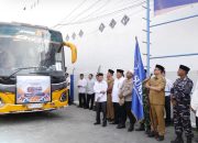 Wakil Wali Kota Tanjungbalai Berangkatkan 40 Calon Jamaah Haji Bank Sumut ke Asrama Haji Medan