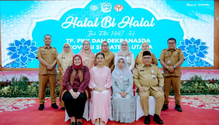 TP PKK Sumut Gelar Halalbihalal, Perkuat Silaturahmi dan Siapkan Integrasi Kantor