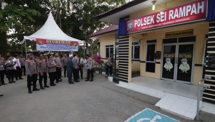 Polsek Firdaus Resmi Berganti Nama Jadi Polsek Sei Rampah, Mushola Al Jabbar Diresmikan