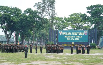 Pangdam I/BB Tutup Dikmaba IF TNI AD Gelombang I TA 2026 di Rindam I/BB