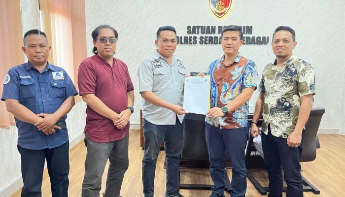 Ketua WMHPSB Serahkan Susunan Pengurus ke PJU dan Kapolsek Jajaran Polres Sergai