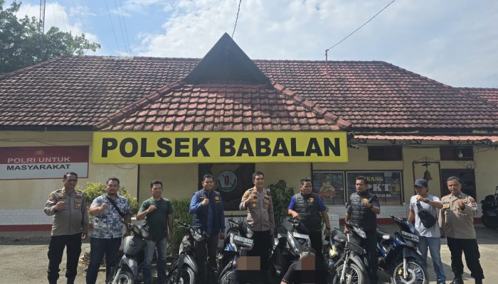 Modus “Berburu” Terbongkar, Polisi Amankan Enam Kendaraan Hasil Curanmor