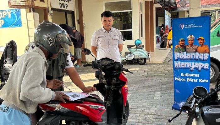 Polantas Menyapa, Inovasi Pelayanan Humanis dari Samsat Blitar Kota