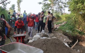 Progres Jembatan Merah Putih Presisi di Udanawu Blitar Capai 75 Persen, Warga Sambut Antusias