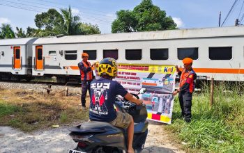 Demi Keselamatan Bersama, KAI Divre I Sumut Prioritaskan Penataan Perlintasan Sebidang