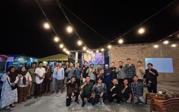 NGOPI Bahas Masa Depan Desa Tanjung Gusta, Warga Diajak Tolak Politik Uang