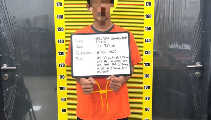 Pengedar Sabu di Gang Impian Medan Deli Ditangkap Saat Transaksi