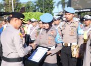 Polres Blitar Kota Apresiasi 22 Personel Berprestasi dan Poskamling Terbaik