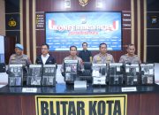 Satresnarkoba Polres Blitar Kota Ungkap 17 Kasus Narkoba Selama April 2026, 19 Tersangka Diamankan