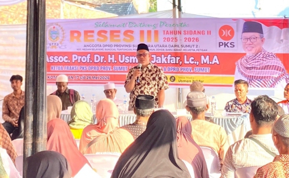 Catatan Penting Reses III Tahun Sidang II Tahun 2025–2026, Assoc. Prof. Dr. H. Usman Jakfar, Lc., M.A Serap Beragam Aspirasi Masyarakat di Dapil Sumut II Kota Medan