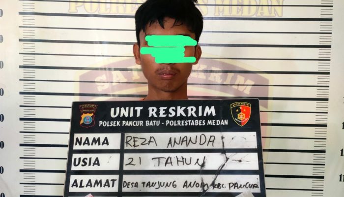 Polsek Pancur Batu Tangkap Diduga Pengedar Sabu, Puluhan Paket Narkotika Disita