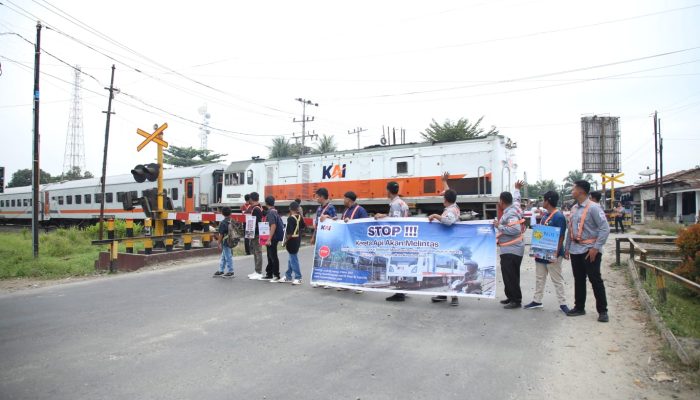 Bersama Railfans, KAI Sumut Sosialisasikan Pencegahan Pelecehan Seksual di Kereta Api