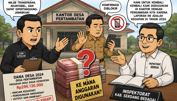 Anggaran Desa Siaga Kesehatan Rp299 Juta di Pertambatan Masuk Atensi Inspektorat Sergai
