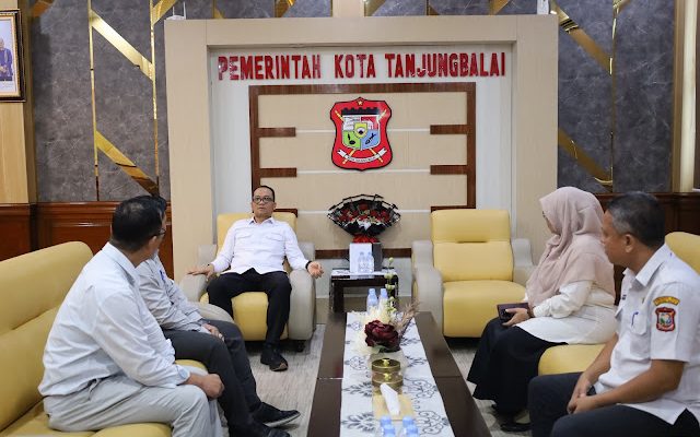 Plh Wali Kota Terima Audiensi Kepala Cabang Bank Sumut Tanjungbalai