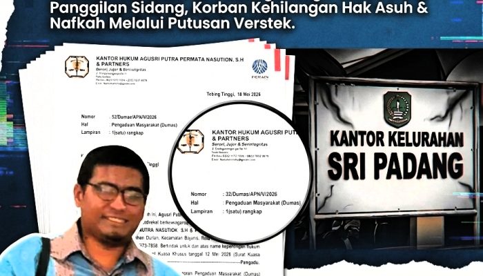 Pengacara Beberkan Isi Dumas Kasus Oknum Kelurahan Sri Padang