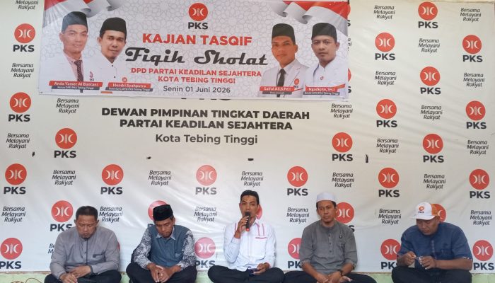 Perkokoh Pemahaman Ibadah, DPD PKS Tebing Tinggi Gelar Kajian Tatsqif Fiqih Shalat