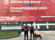 Unit K-9 Polda Sumut Siaga di Stadion Teladan, Pengamanan Piala AFF U-19 2026 Diperketat