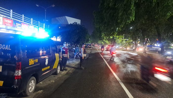 Patroli Blue Light Polsek Sunggal Digencarkan, Balap Liar dan Kejahatan Jalanan Jadi Sasaran Utama
