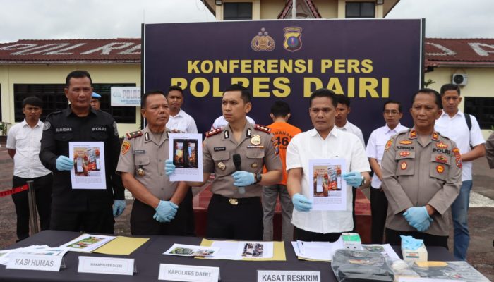 Polres Dairi Bongkar Drama Begal Rp297 Juta, Ternyata Uang Perusahaan Habis untuk Judi Online