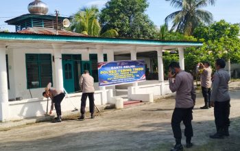 Polsek Tebing Tinggi Gelar Bakti Religi Sambut HUT Bhayangkara ke-80