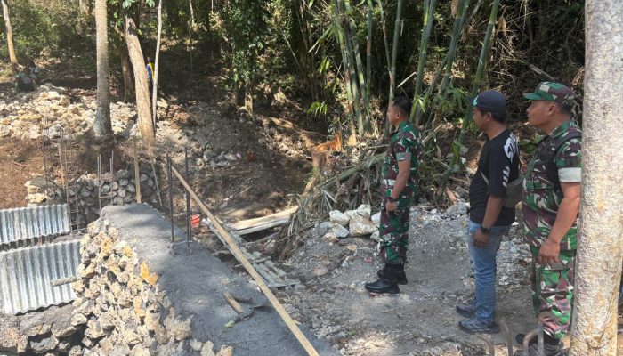 Dandim Tulungagung Tinjau Progres Jembatan Garuda, Perkuat Akses Pendidikan dan Ekonomi Warga Kalidawir