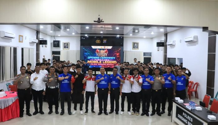 Kapolres Cup 2026 Jadi Ajang Cari Bibit Atlet E-Sports, 13 Tim Mobile Legends Bersaing di Sergai