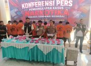Selama Operasi Antik, Polres Sergai Ungkap 38 Kasus Narkotika dan Amankan 58 Tersangka