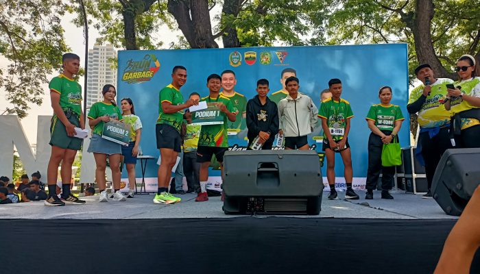 Yonkav 6/Naga Karimata Gelar Run For Garbage di Lapangan Merdeka, Ajak Masyarakat Peduli Kebersihan Lingkungan