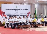 Bobby Nasution Hadiri Peresmian 1.151 Km Jalan Inpres, Empat Ruas di Sumut Turut Diresmikan