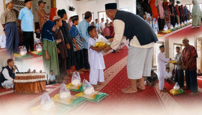 Masjid Fail Khoir Tebing Tinggi Santuni 176 Anak Yatim dan Dhuafa