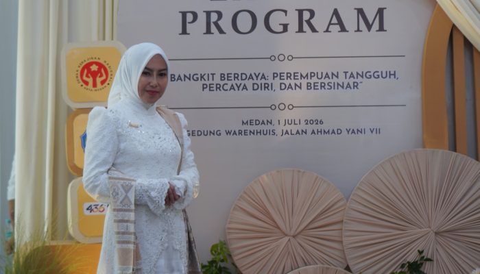 Ketua TP PKK Kota Tanjungbalai Hadiri Ladies Program Dalam Rakernas XVIII APEKSI 2026 di Kota Medan