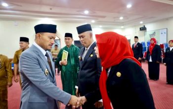 Wali Kota Tanjungbalai Lantik 16 Pejabat, Ini Pesan Mahyaruddin Salim