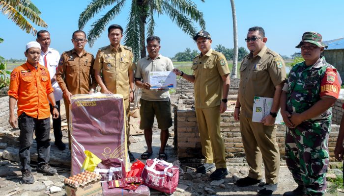 Wabup Sergai Tinjau Korban Puting Beliung, Pemkab Pastikan Bantuan Disalurkan Transparan Lewat Perbankan