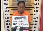Sat Resnarkoba Polres Tebing Tinggi Bergerak Cepat, Pengedar Sabu Dibekuk Usai Aduan Warga Masuk via WhatsApp