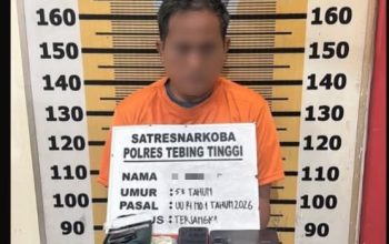 Sat Resnarkoba Polres Tebing Tinggi Bergerak Cepat, Pengedar Sabu Dibekuk Usai Aduan Warga Masuk via WhatsApp