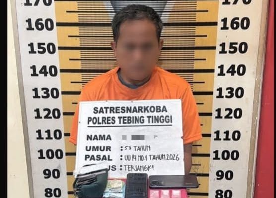 Sat Resnarkoba Polres Tebing Tinggi Bergerak Cepat, Pengedar Sabu Dibekuk Usai Aduan Warga Masuk via WhatsApp