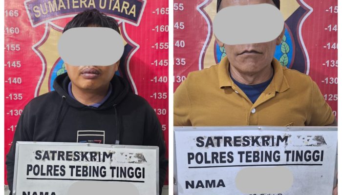 Jatanras Elang Sakti Polres Tebing Tinggi Tangkap Dua Tersangka Pembakaran PT Bridgestone