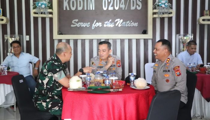 Kapolres Sergai Perkuat Sinergi dengan TNI dan Kejaksaan Lewat Kunjungan Silaturahmi