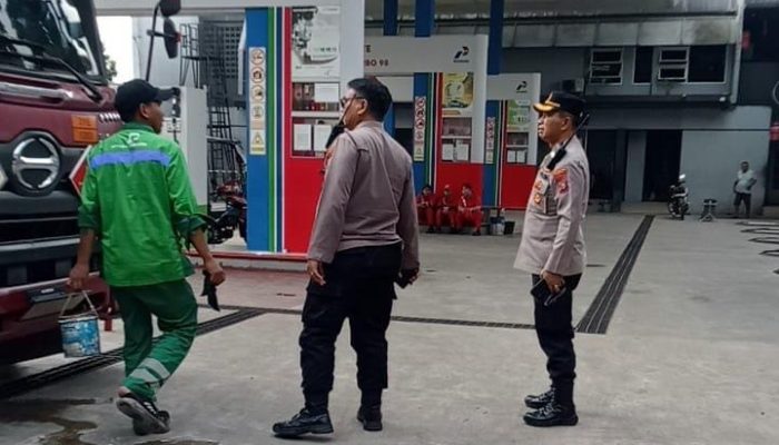 Polsek Sunggal Kawal dan Jaga Penyaluran BBM di Wilayahnya