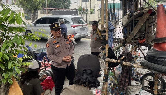Polisi Humanis Rangkul Anak Punk di Sunggal, Beri Edukasi Jaga Ketertiban dan Kamtibmas