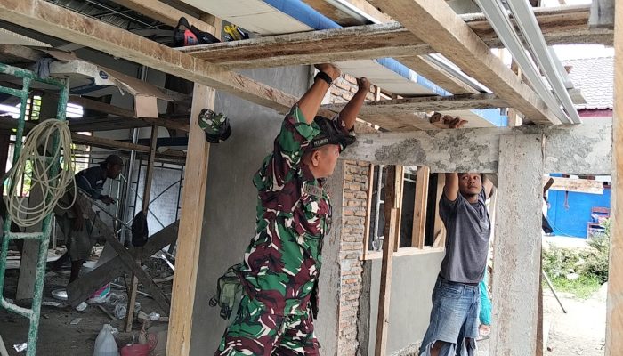 Renovasi PAUD Rembulan di Tapanuli Utara Capai 81 Persen, Program Bakti TNI untuk Rakyat Terus Dikebut
