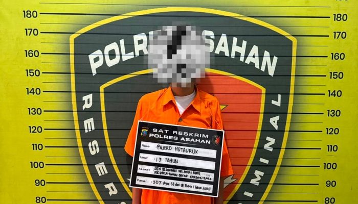 Sat Reskrim Polres Asahan Gagalkan Tawuran Geng Motor, Remaja 13 Tahun Diamankan Bawa Sajam