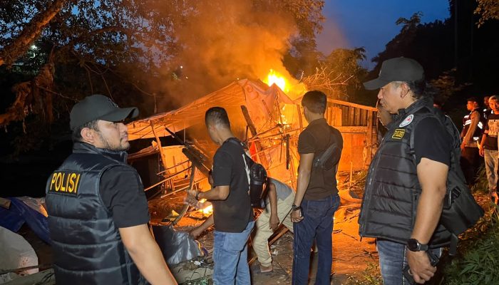 Gerebek Barak Narkoba, Polrestabes Medan Amankan Pengedar Sabu