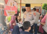 Polsek Pancur Batu Gelar Jumat Barokah, Santun Anak Yatim