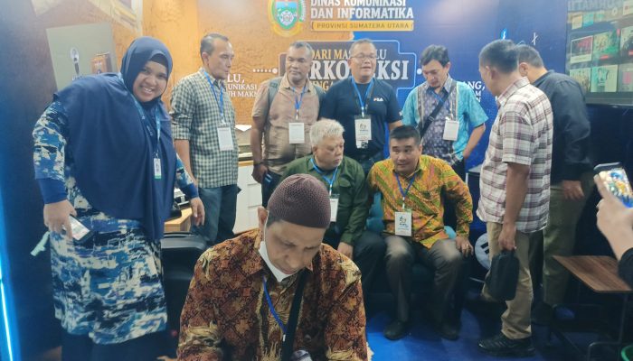 Diskominfo Hadirkan Nostalgia Perjalanan Komunikasi di PRSU ke-50, Dari Telepon Putar hingga Era Digital