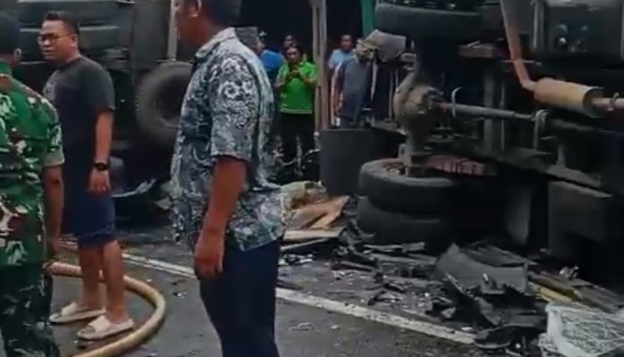 Truk Fuso Diduga Rem Blong Picu Kecelakaan Beruntun di Sibolangit, 4 Tewas dan 8 Luka-luka