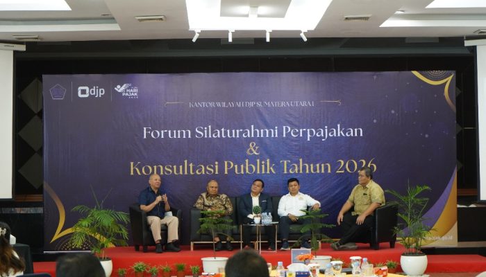 Gelar Forum Silaturahmi Perpajakan dan Konsultasi Publik Tahun 2026, Kanwil DJP Sumut I Perkuat Sinergi dengan Pemangku Kepentingan